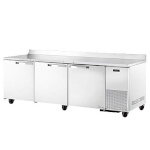 True TWT-93-HC~SPEC3 - Work Top Refrigerator, three-section, (3) solid doors, (6) shelves